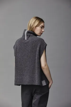 Cashmere Turtleneck Vest