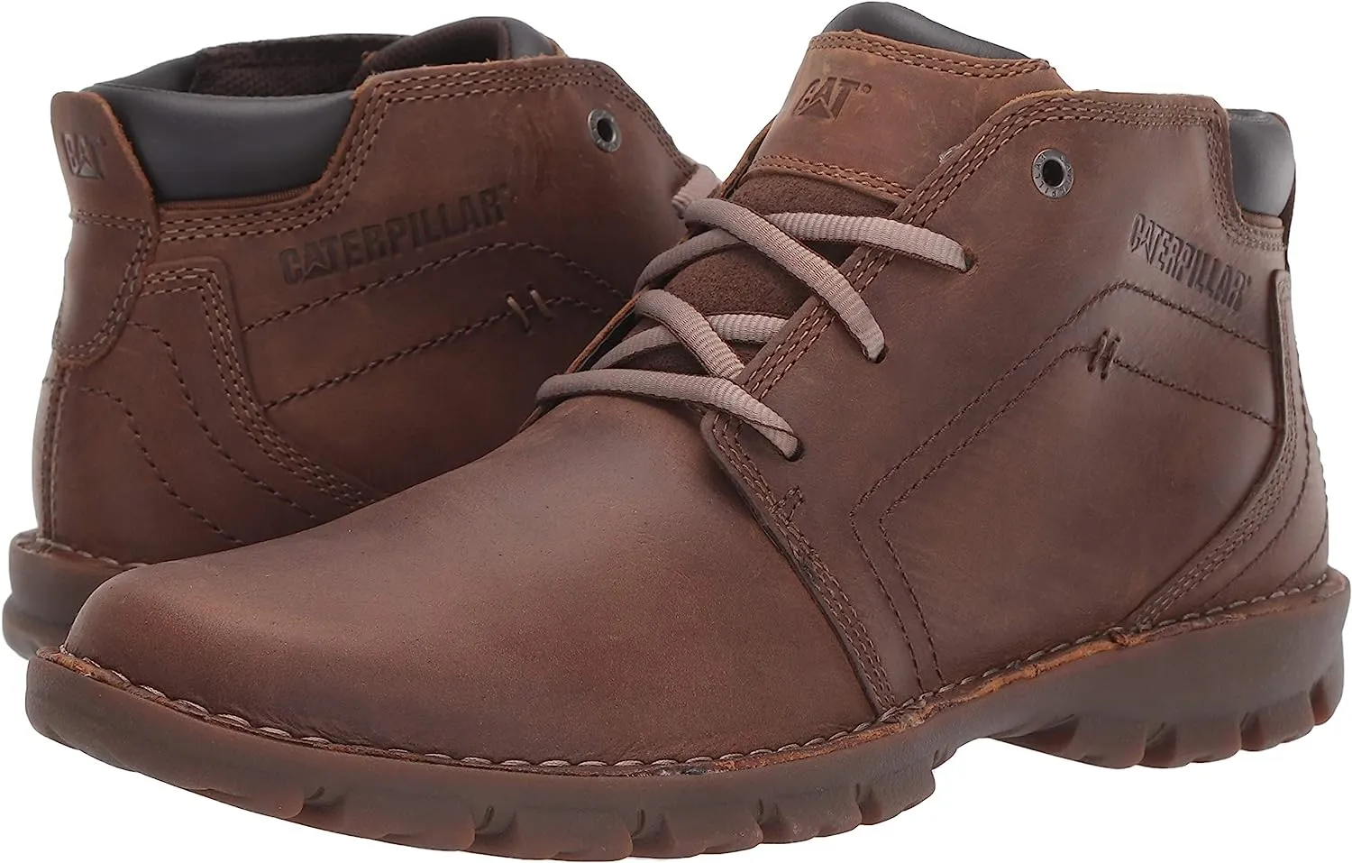 Caterpillar Men's TRANSFORM Soft Toe Work Casual Dark Beige Boots