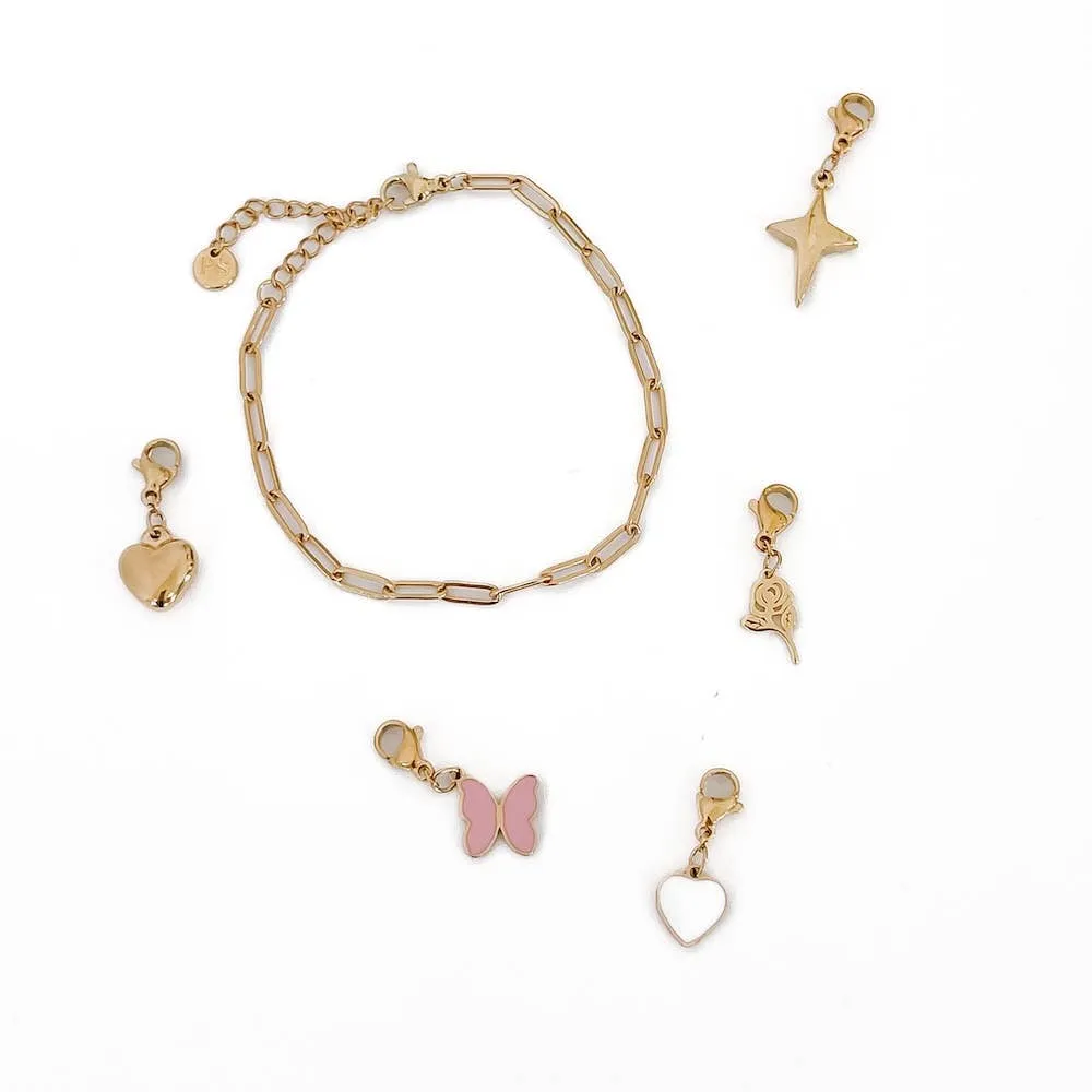 Chanelle Charm Link Bracelets