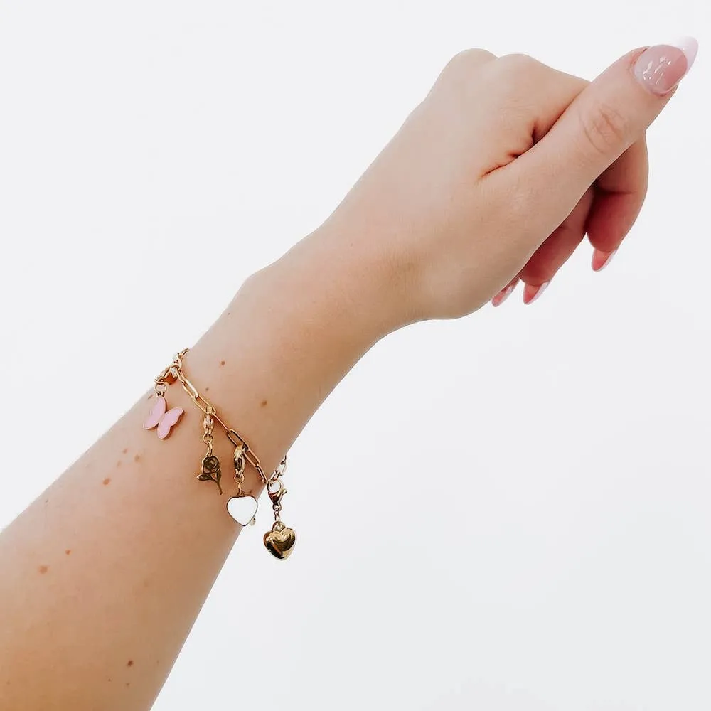 Chanelle Charm Link Bracelets