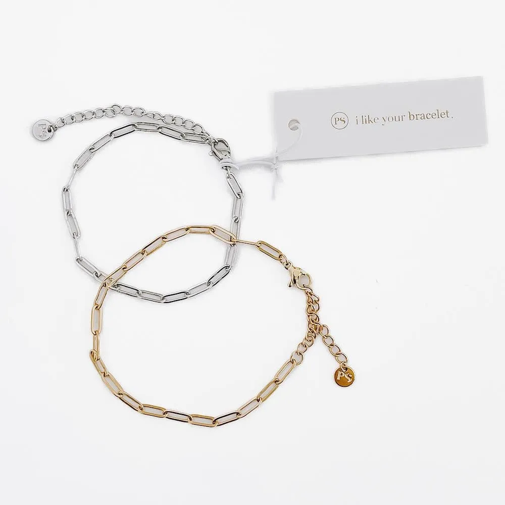 Chanelle Charm Link Bracelets