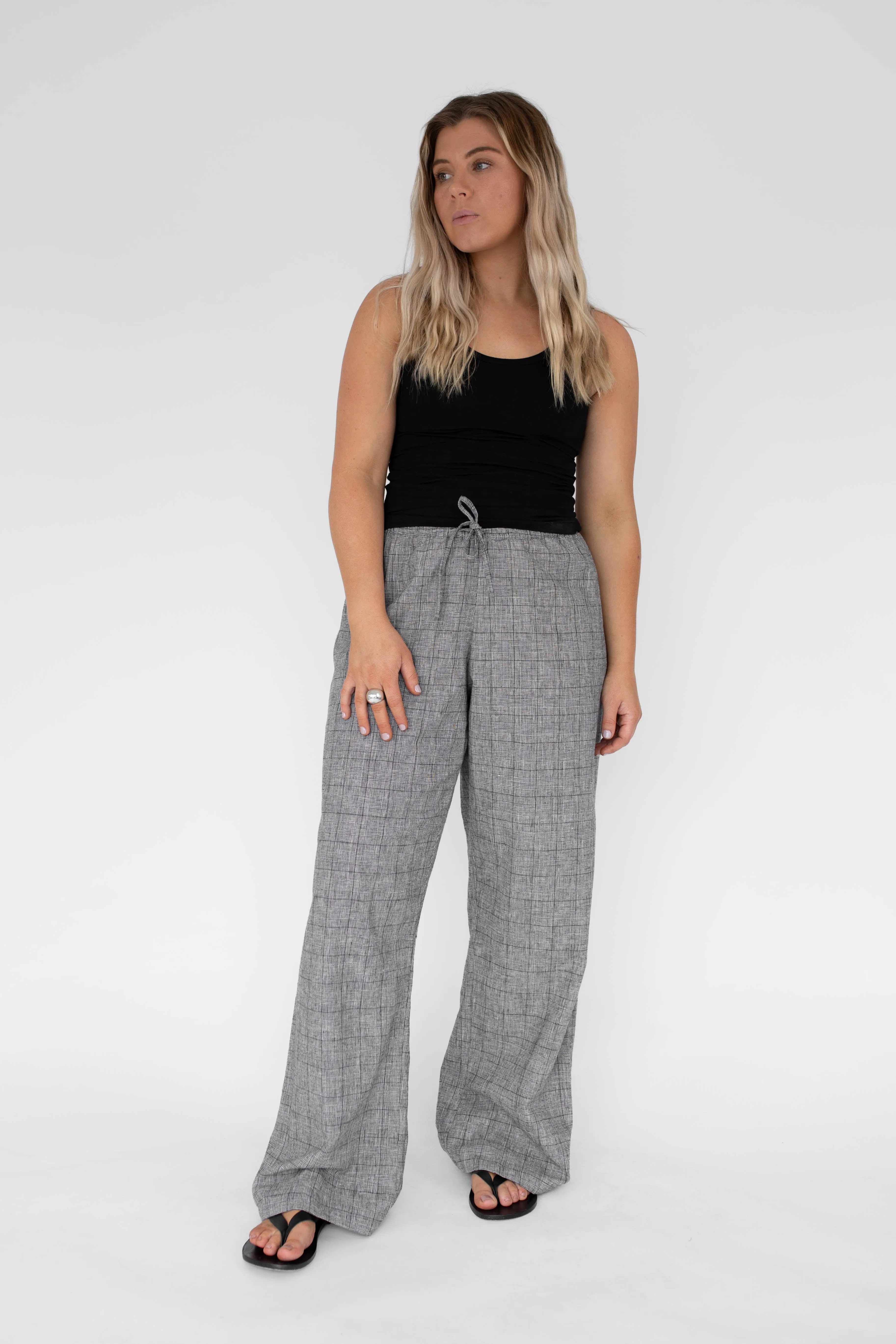 Check pants
