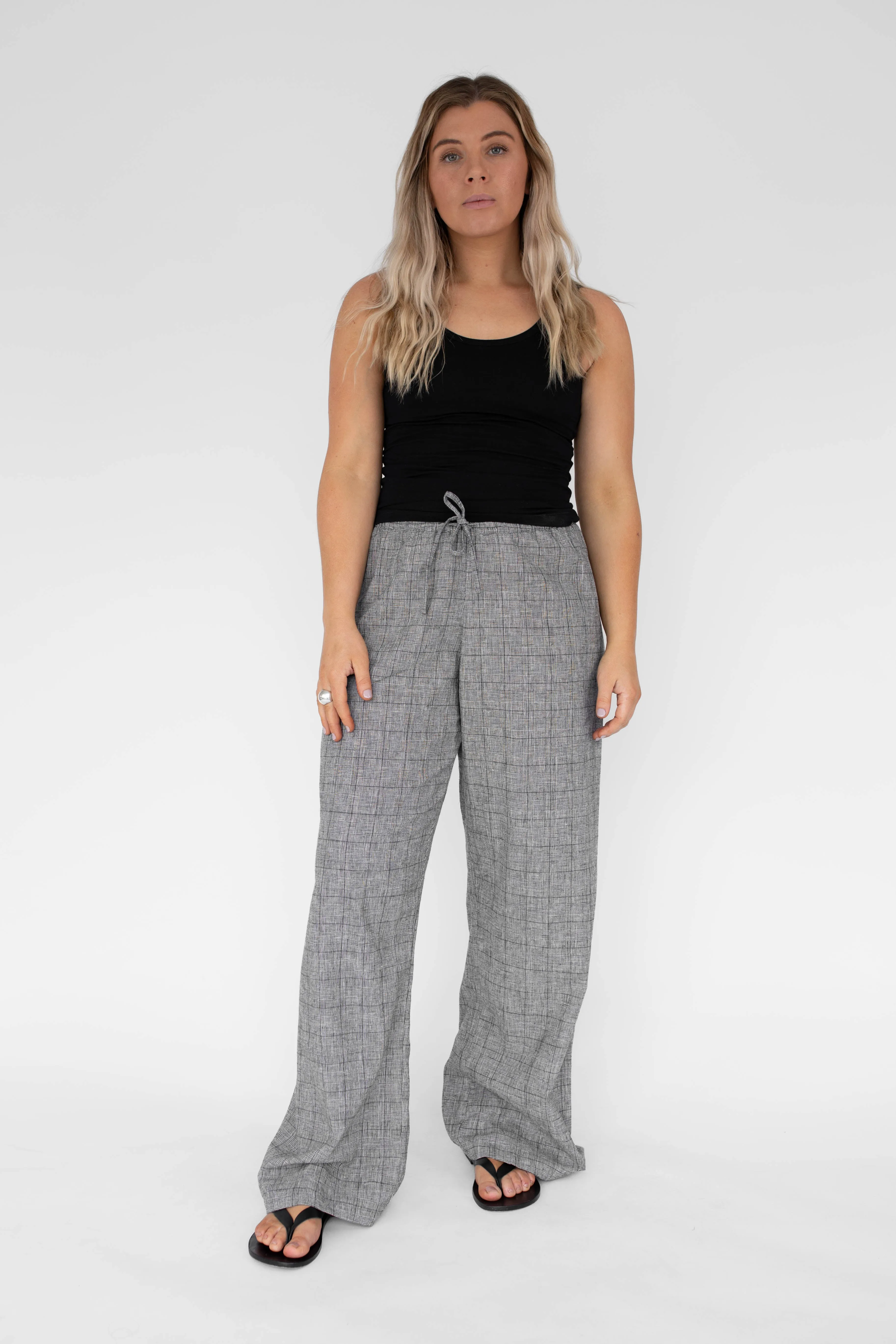 Check pants