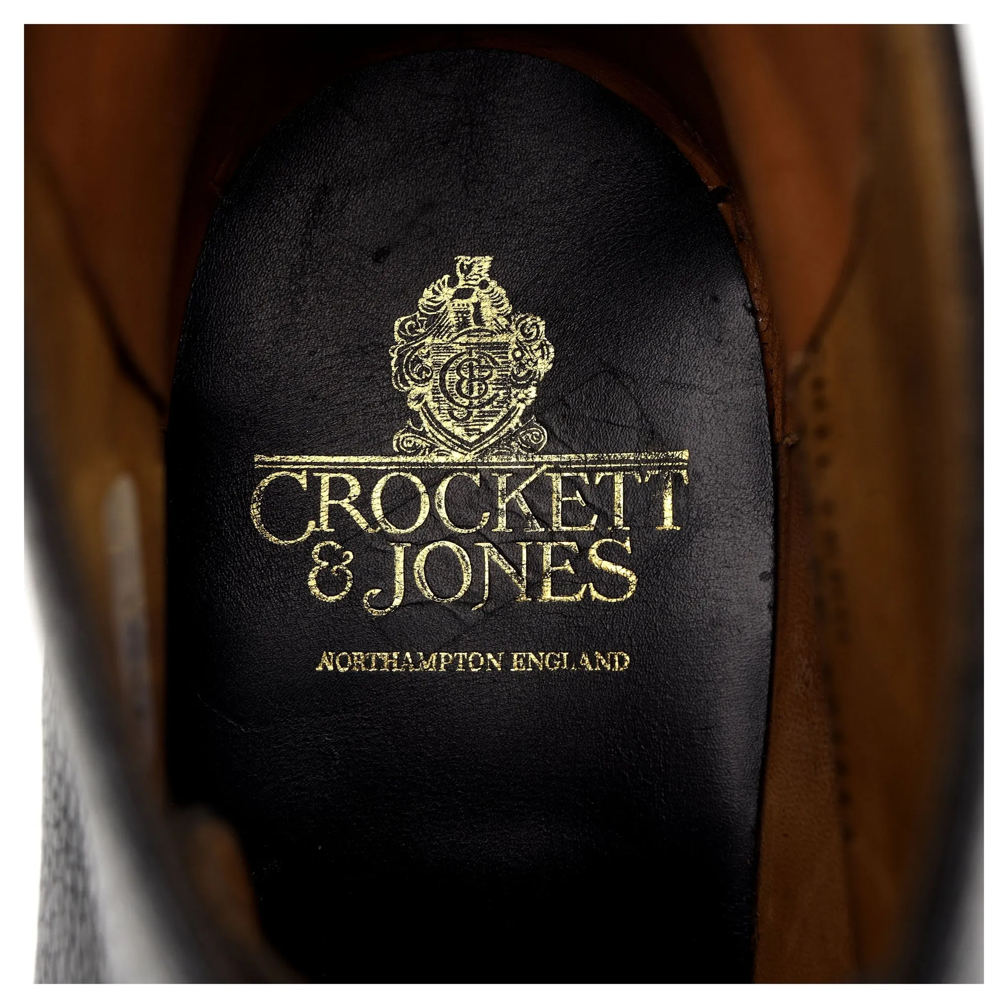 'Chiltern' Black Grain Leather Chukka Boots UK 10.5 EE