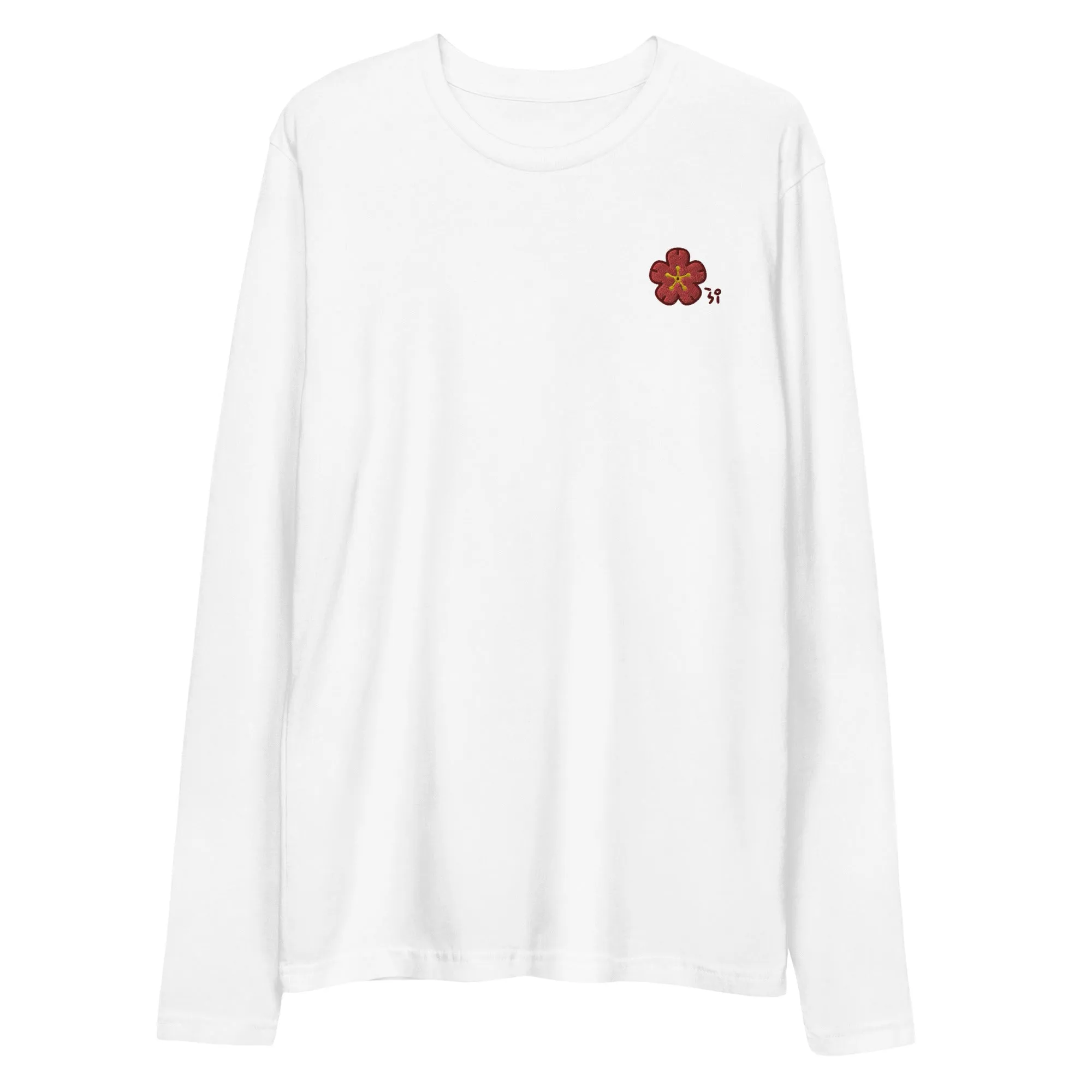Chinese quince Long Sleeve Fitted Crew