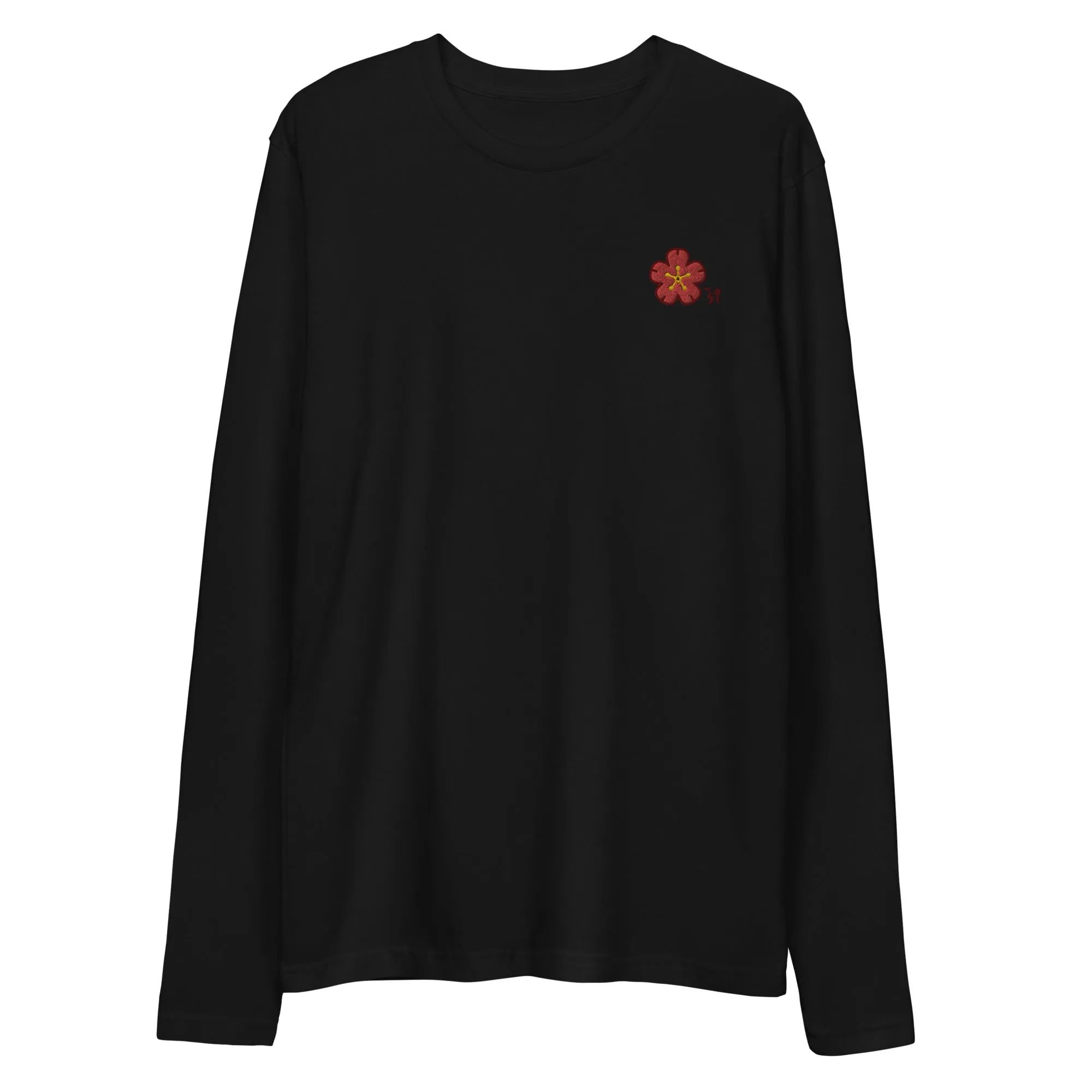 Chinese quince Long Sleeve Fitted Crew
