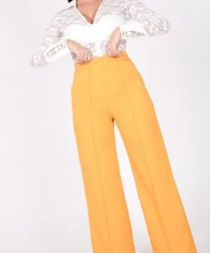 Chloe Marigold Wide Leg Pants