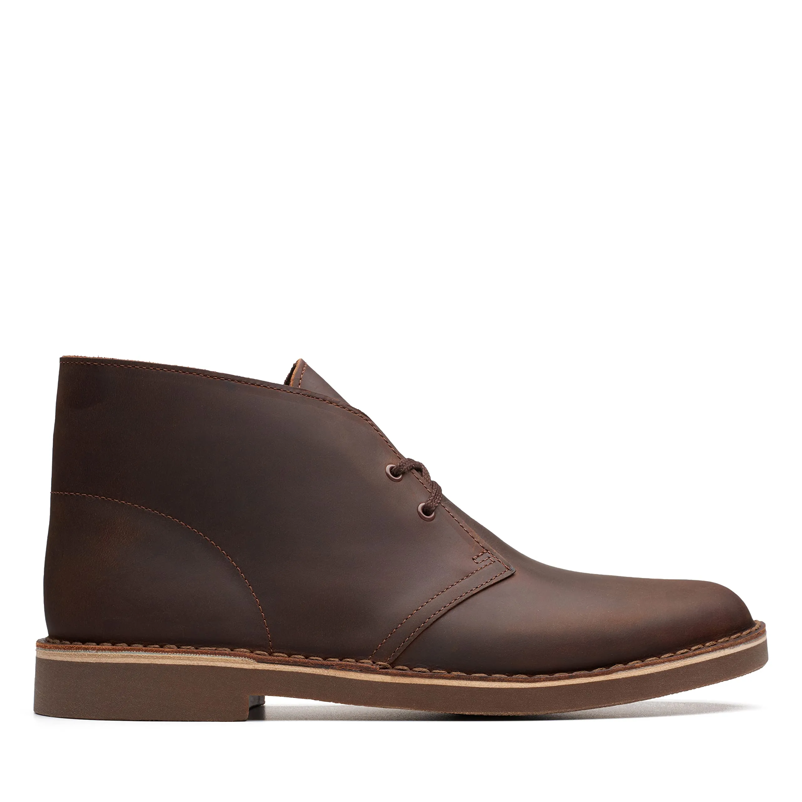 Clarks Men's Bushacre 2 Chukka Boot, Dark Brown, 8 Wide