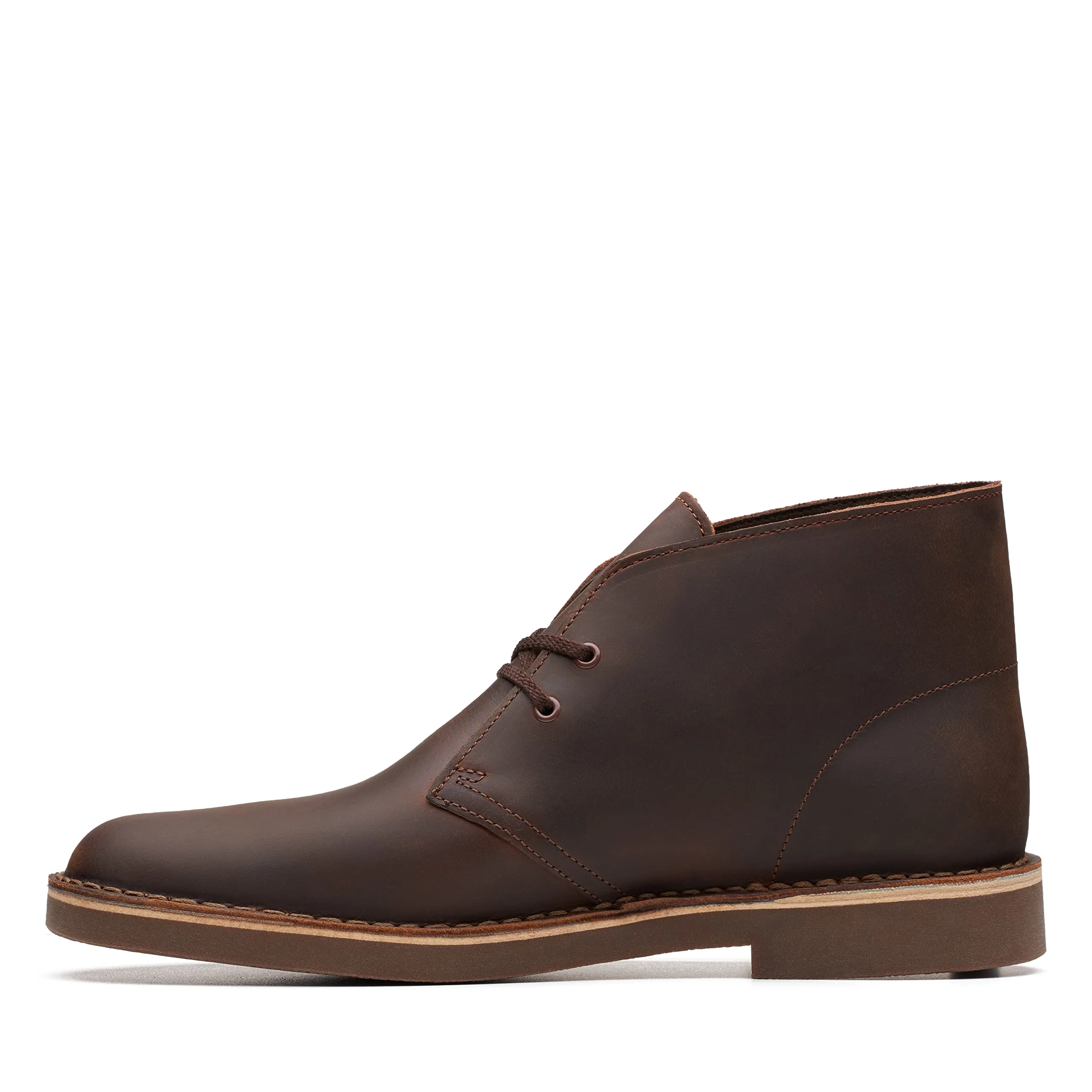 Clarks Men's Bushacre 2 Chukka Boot, Dark Brown, 8 Wide