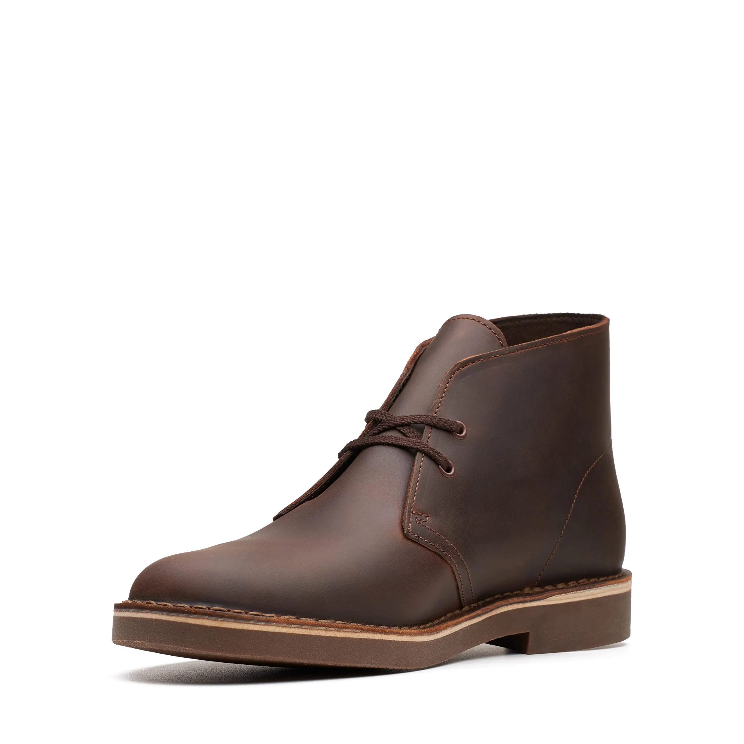 Clarks Men's Bushacre 2 Chukka Boot, Dark Brown, 8 Wide