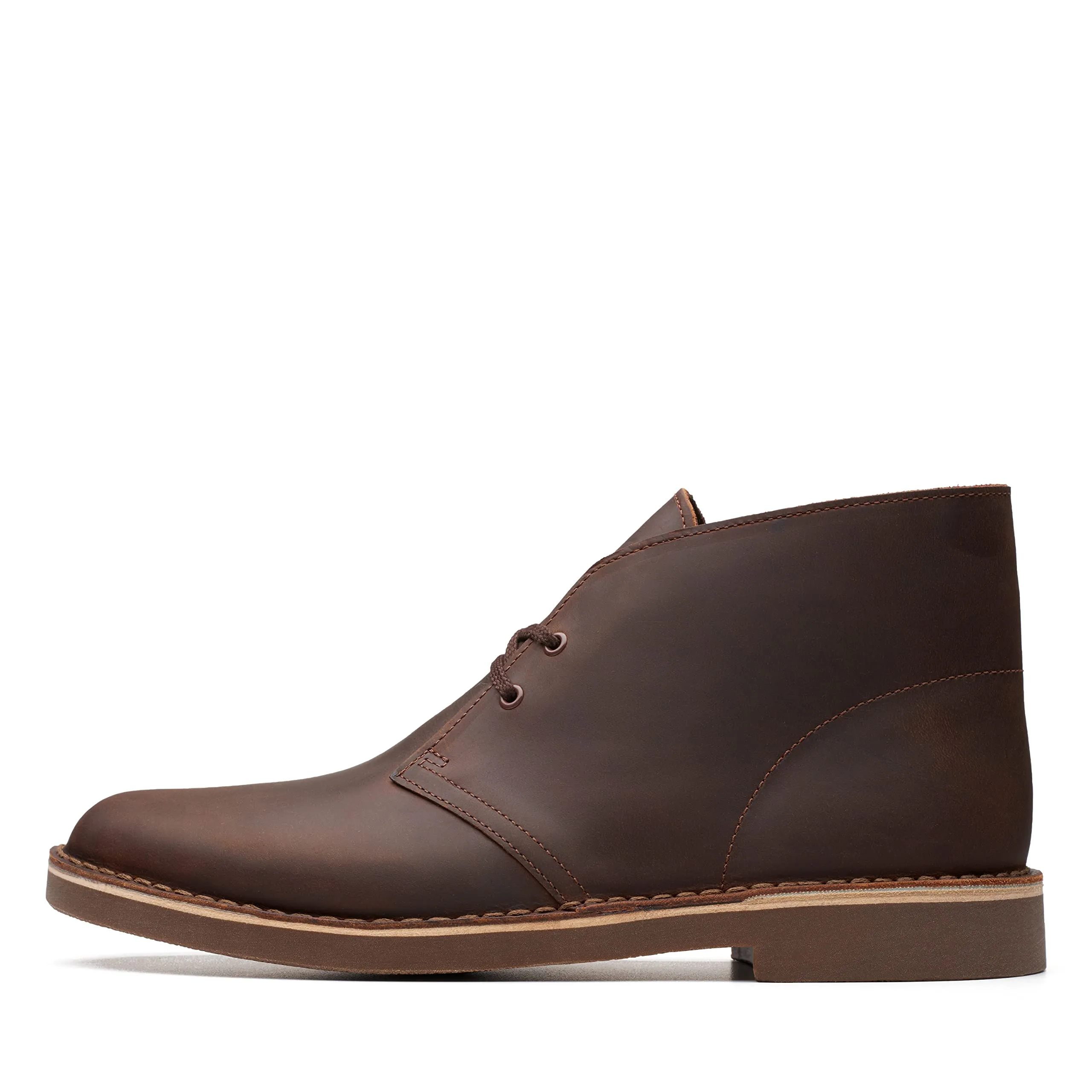 Clarks Men's Bushacre 2 Chukka Boot, Dark Brown, 8 Wide