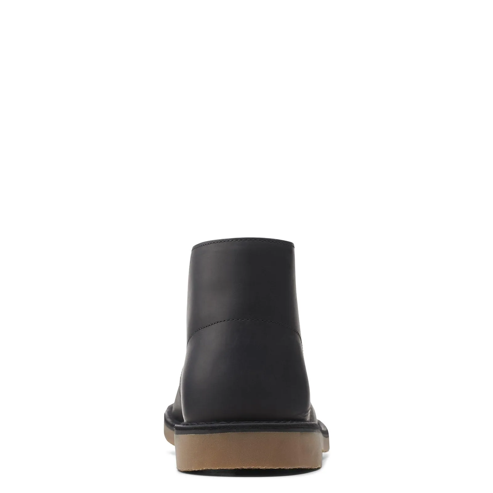 Clarks Men's Bushacre 3 Chukka Boot, Black Leather, 11.5 Wide