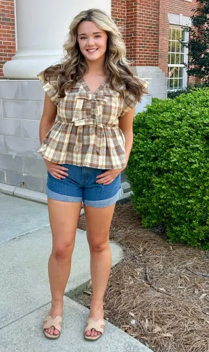 Classic Cuffed Denim Shorts