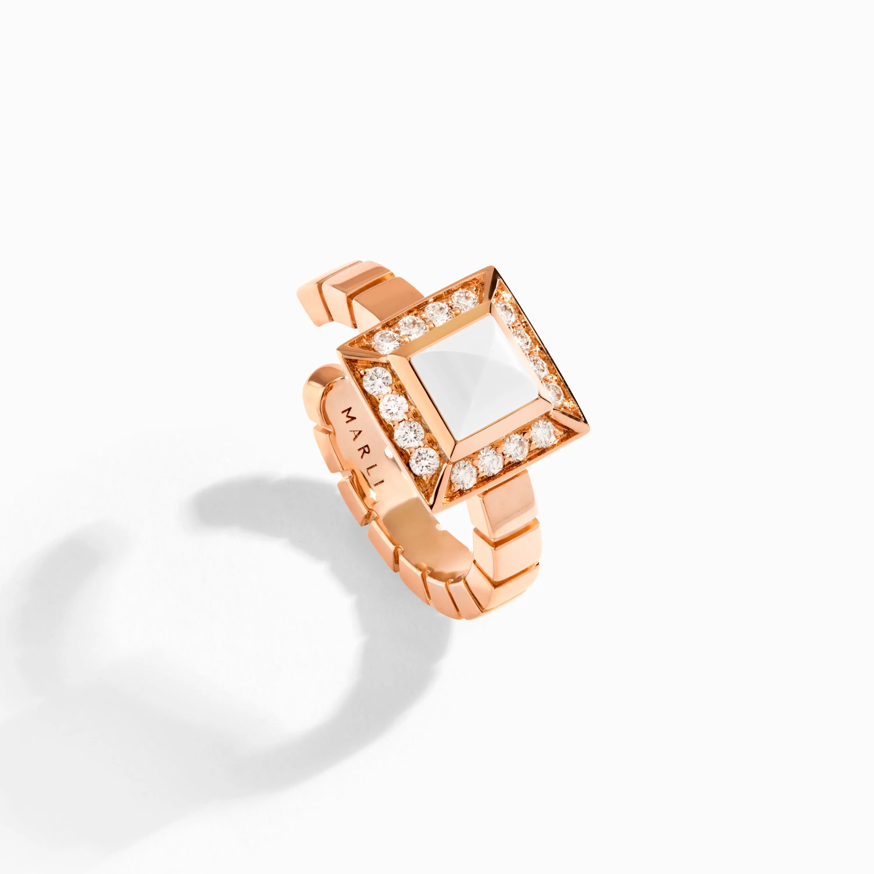 Cleo Lotus Pavé Ear Cuff (Single R)