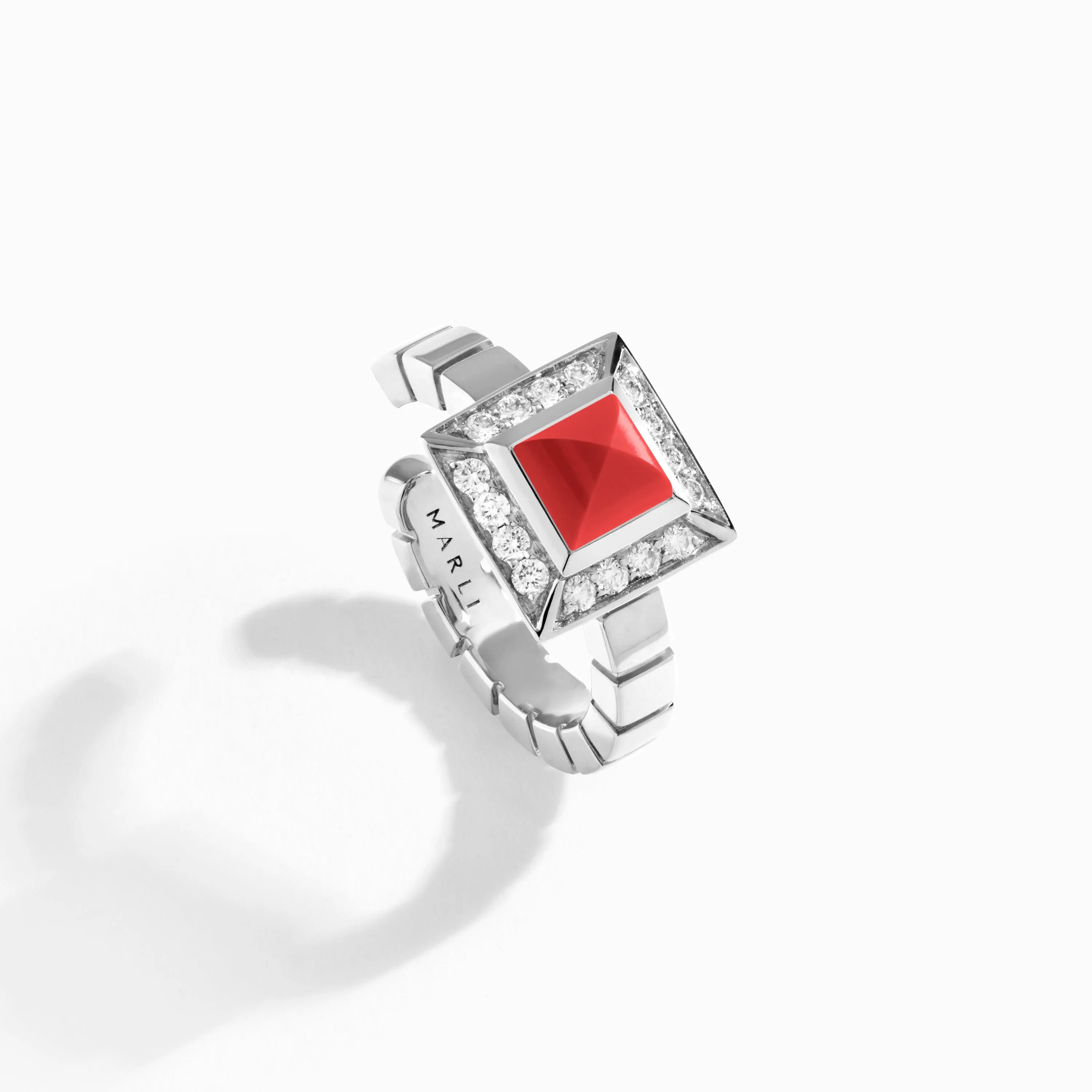 Cleo Lotus Pavé Ear Cuff (Single R)