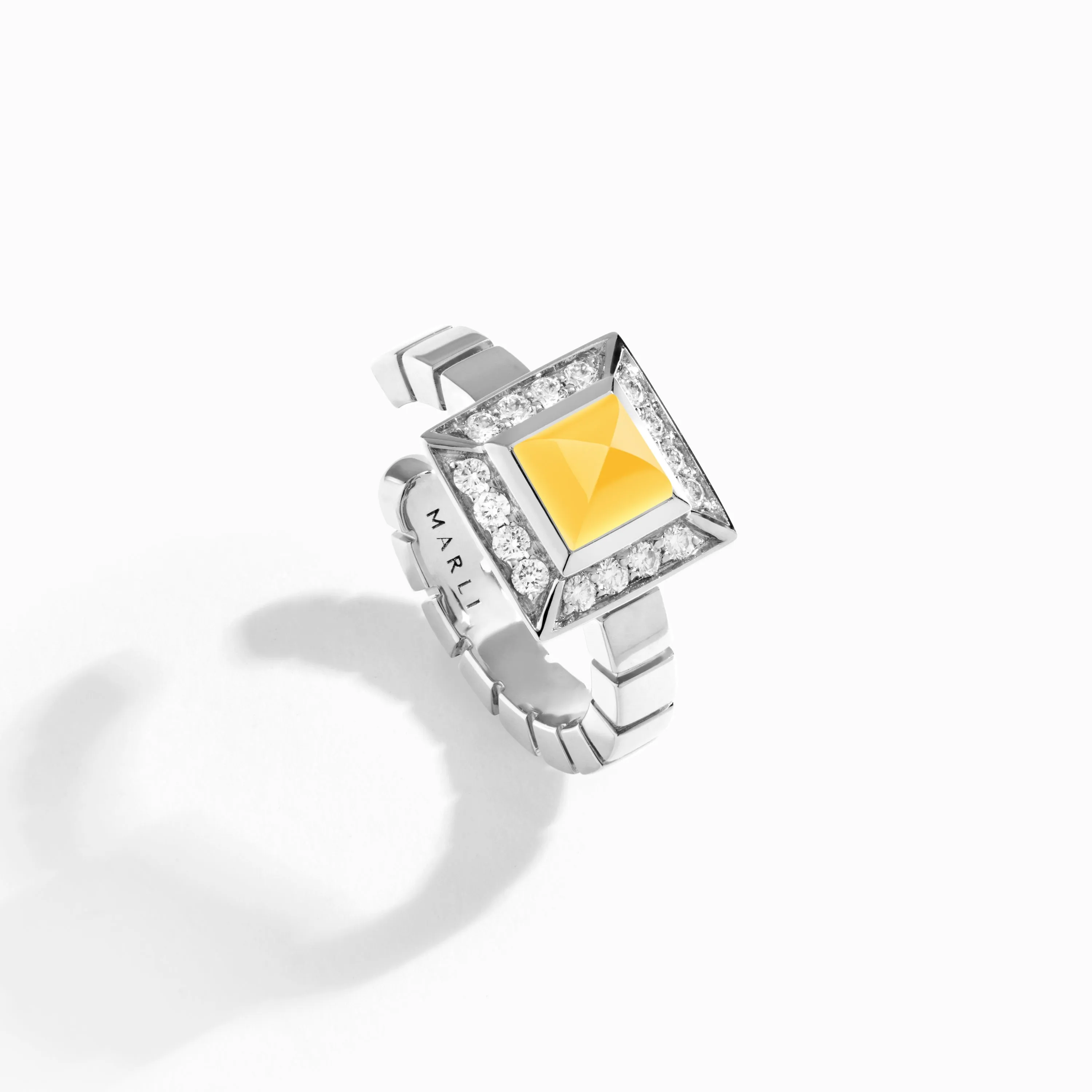 Cleo Lotus Pavé Ear Cuff (Single R)