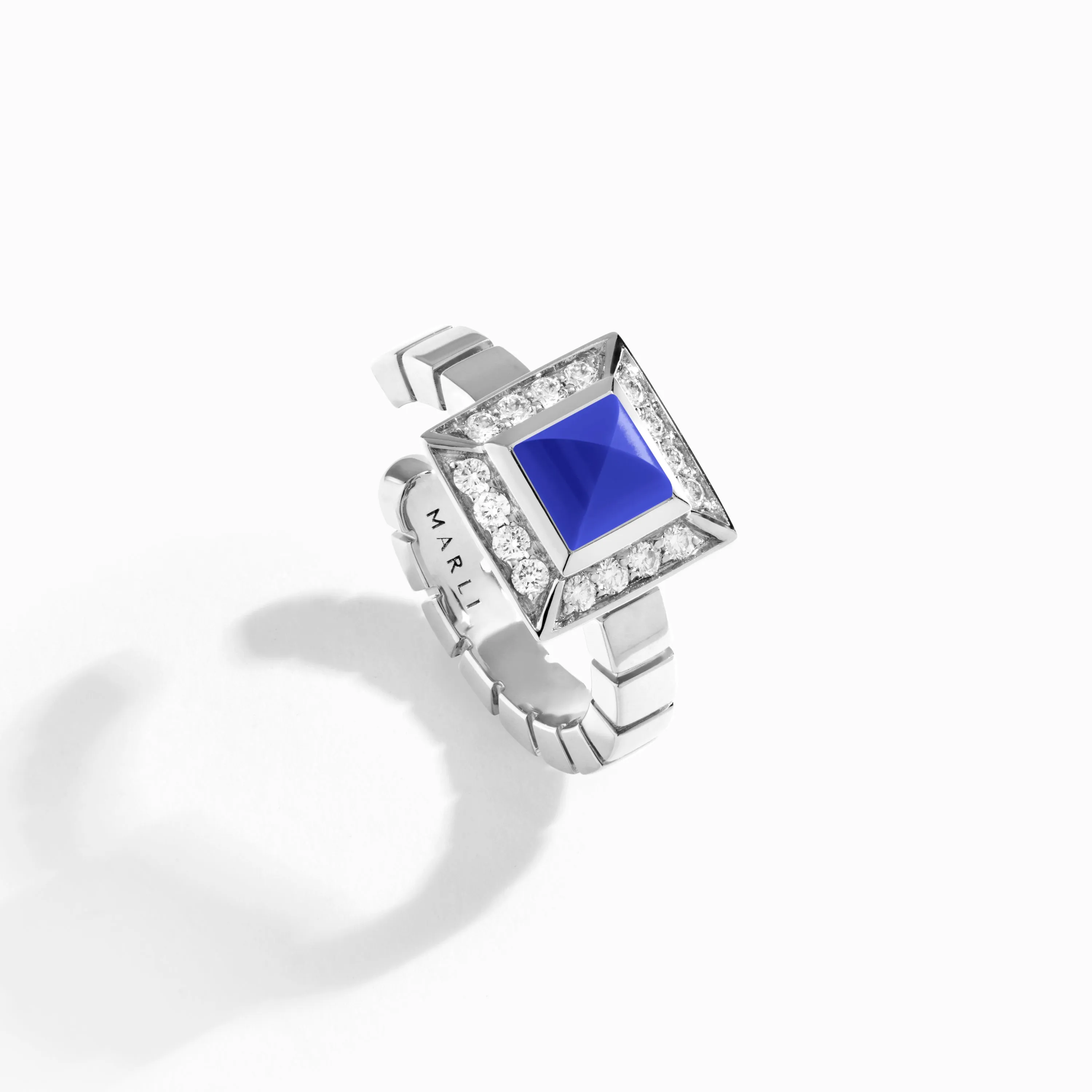 Cleo Lotus Pavé Ear Cuff (Single R)