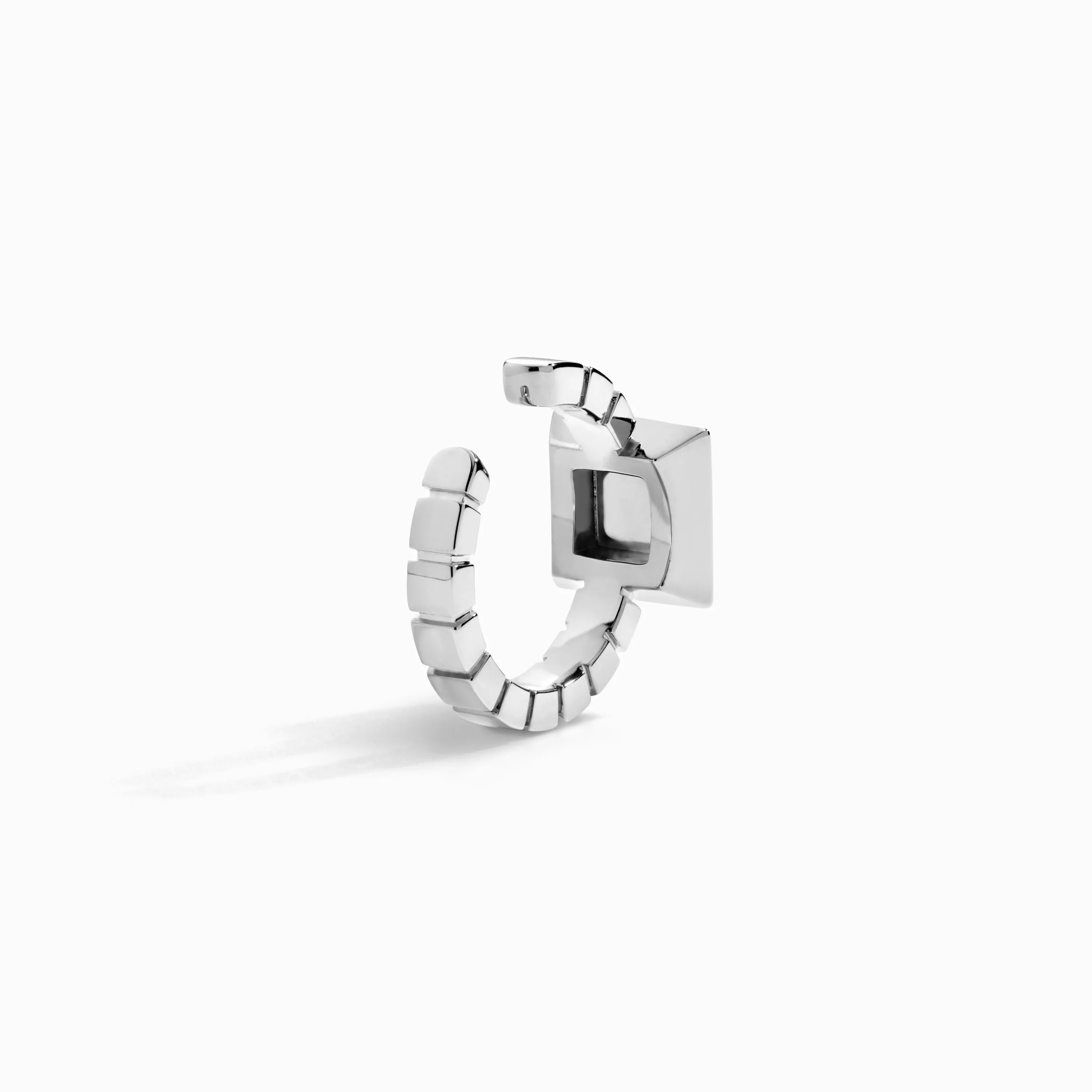 Cleo Lotus Pavé Ear Cuff (Single R)