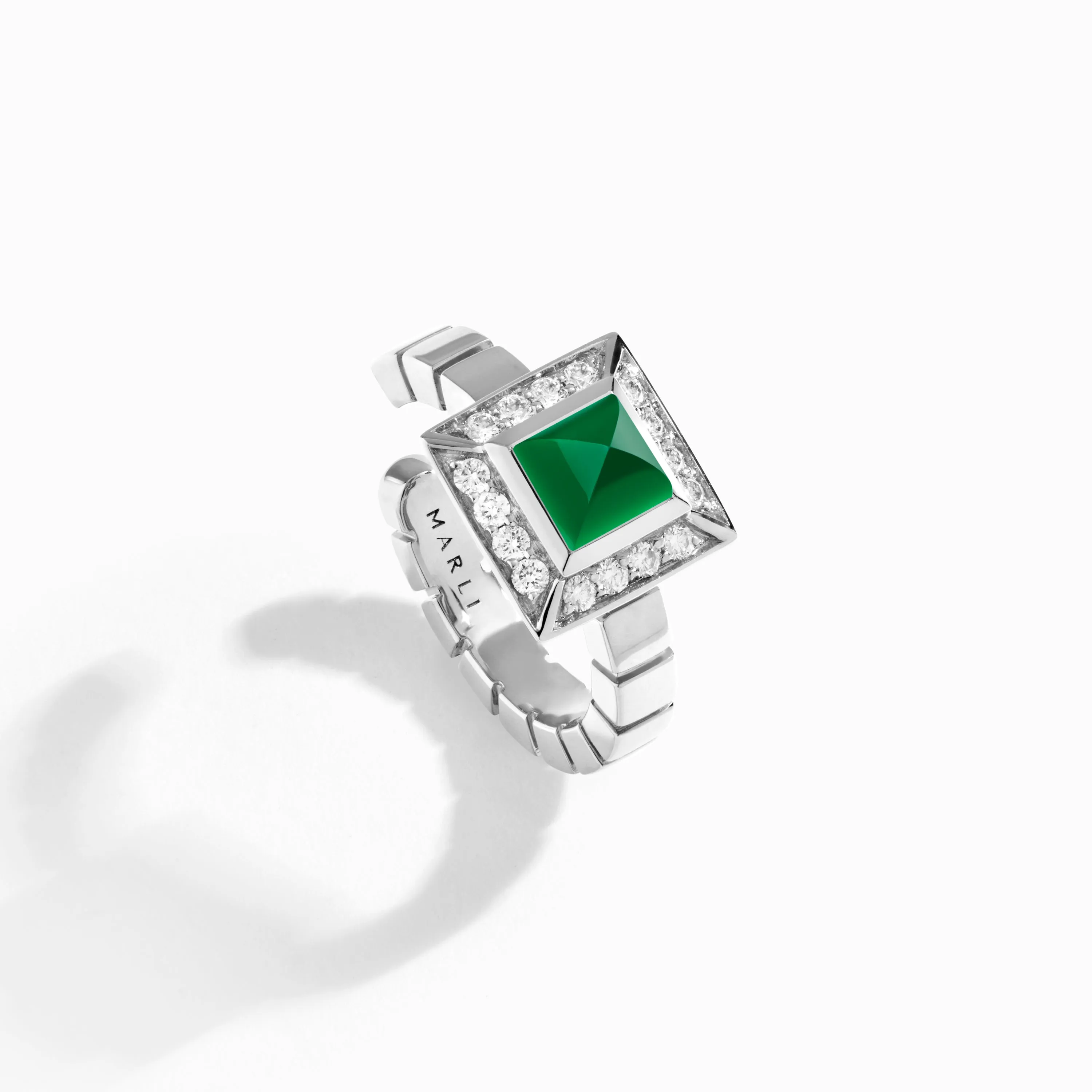 Cleo Lotus Pavé Ear Cuff (Single R)