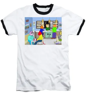 Coffee Cats - Baseball T-Shirt