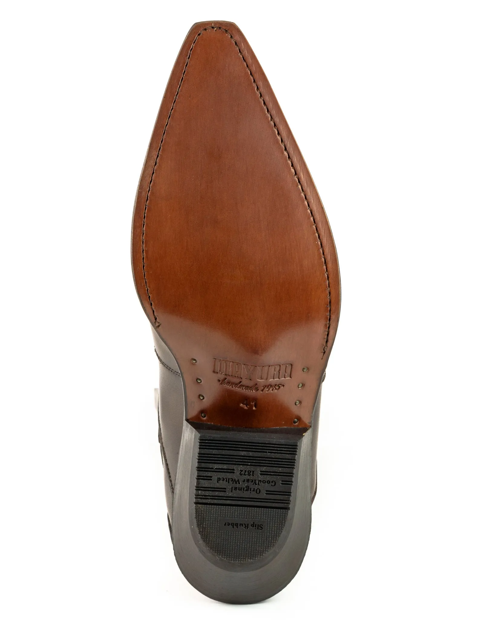 Cowboy Boots or Ankle Boots for Women and Men, Handcrafted, Brown Leather, Urban 1931