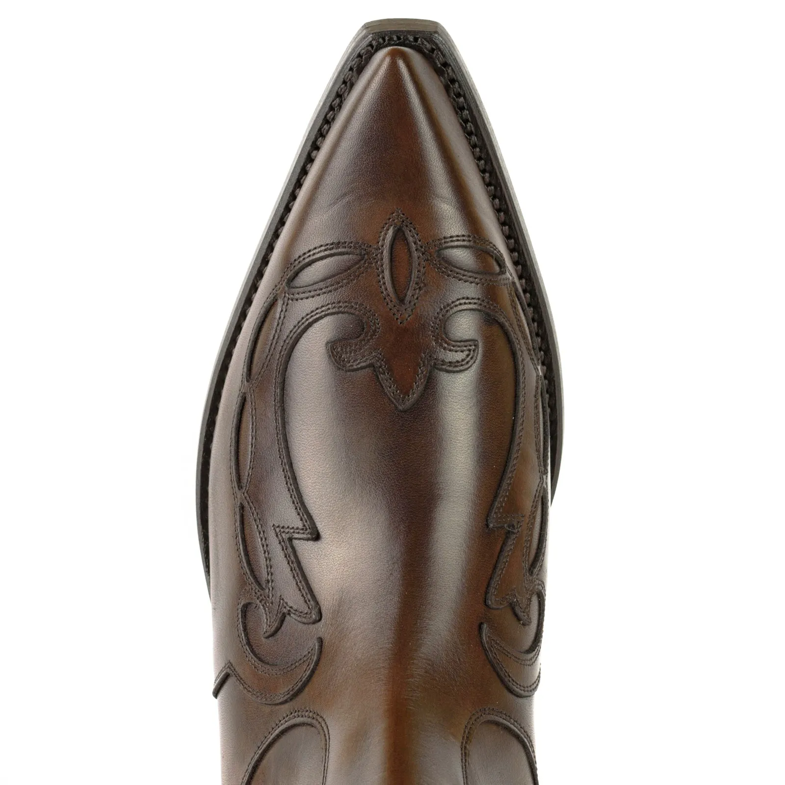 Cowboy Boots or Ankle Boots for Women and Men, Handcrafted, Brown Leather, Urban 1931