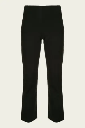 Crop Flare Pants in Black