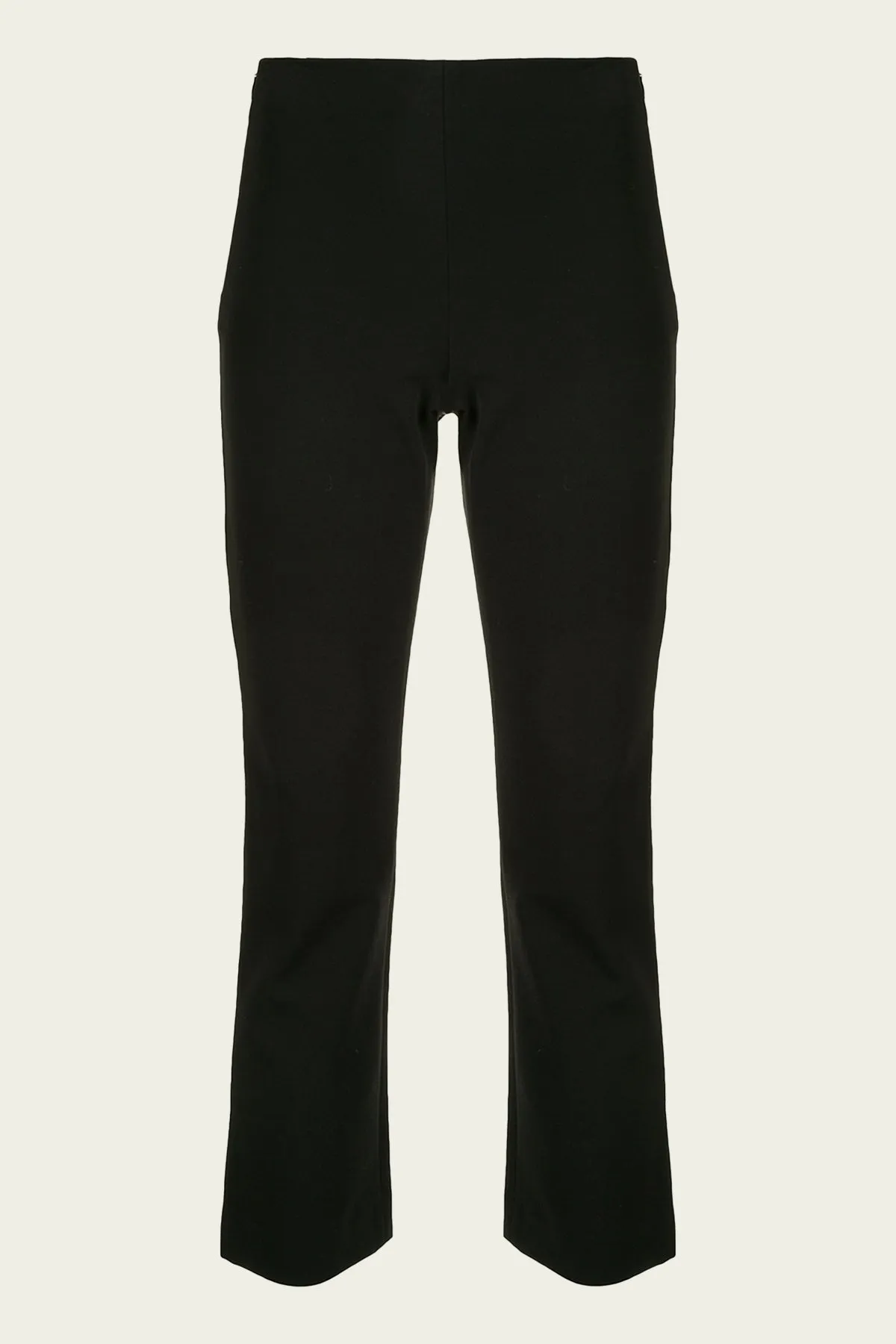 Crop Flare Pants in Black