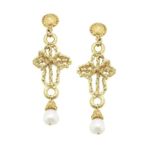 Cross Chandelier Dangle Earring