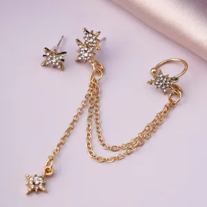 Crystal Chain Ear Cuff Online
