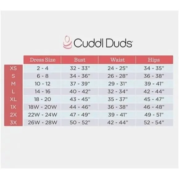 Cuddl Duds Fleece Wear with Stretch Pajama Set NWOT