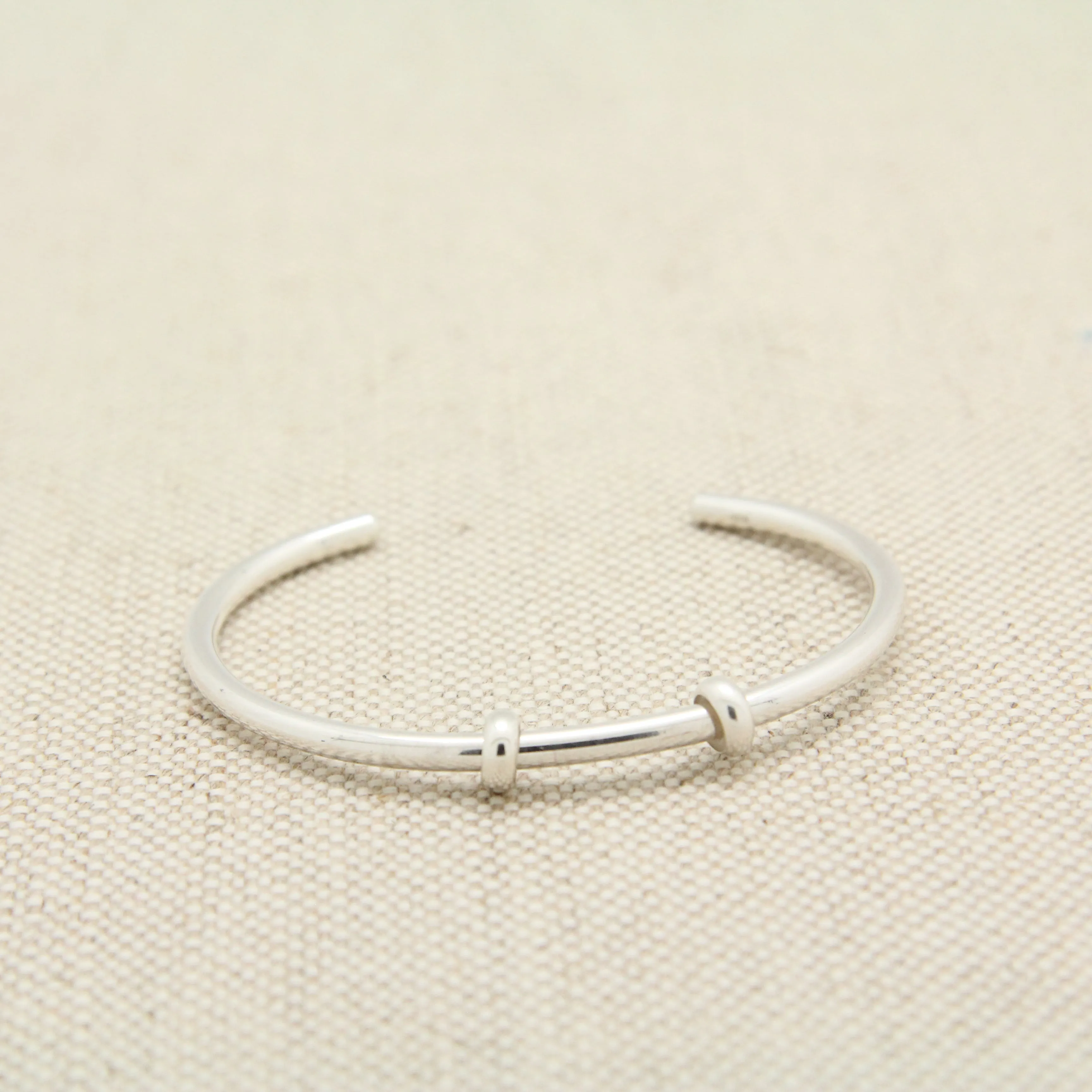 Cuff Bracelet for Charm Beads