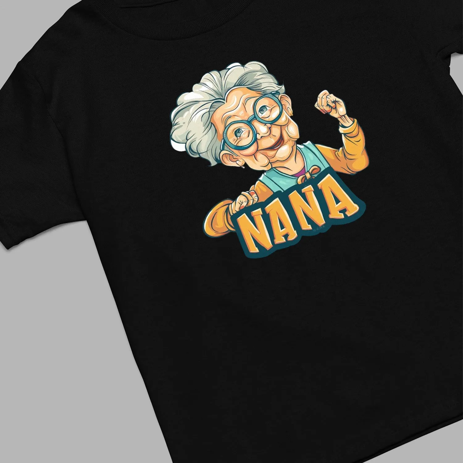 Cute Chibi Nana T-Shirt, Strong Nana Shirt, Grandma Hoodie, Grandma Shirt, Mother's Day Gift For Grandma, Happy Mother's Day