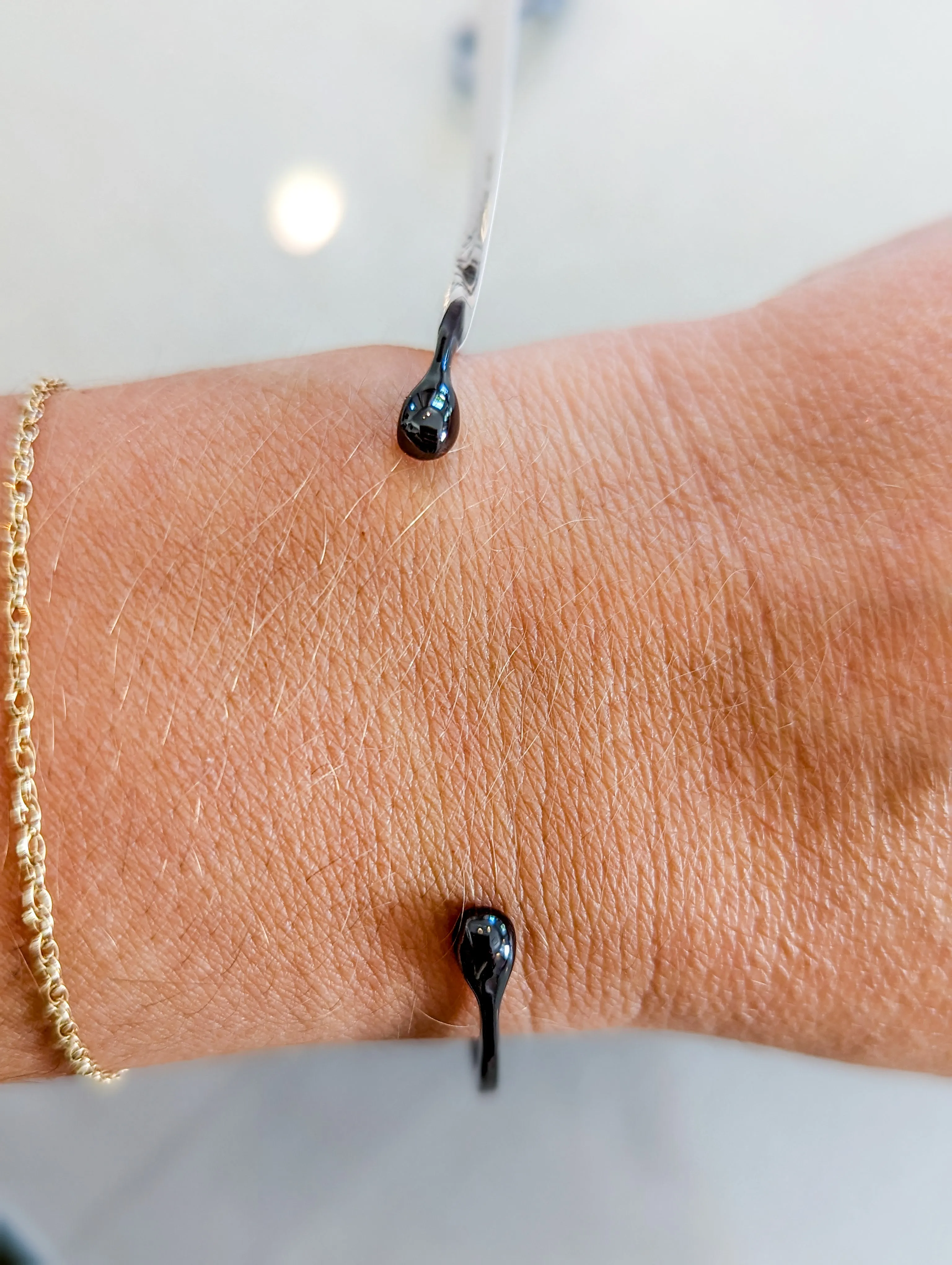 Dainty Simple Cuff Adjustable Bracelet with Two Rounded Ends