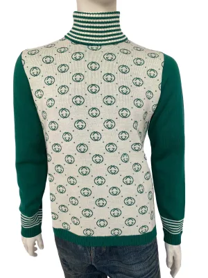 Dapper Dan Wool GG Turtleneck Sweater