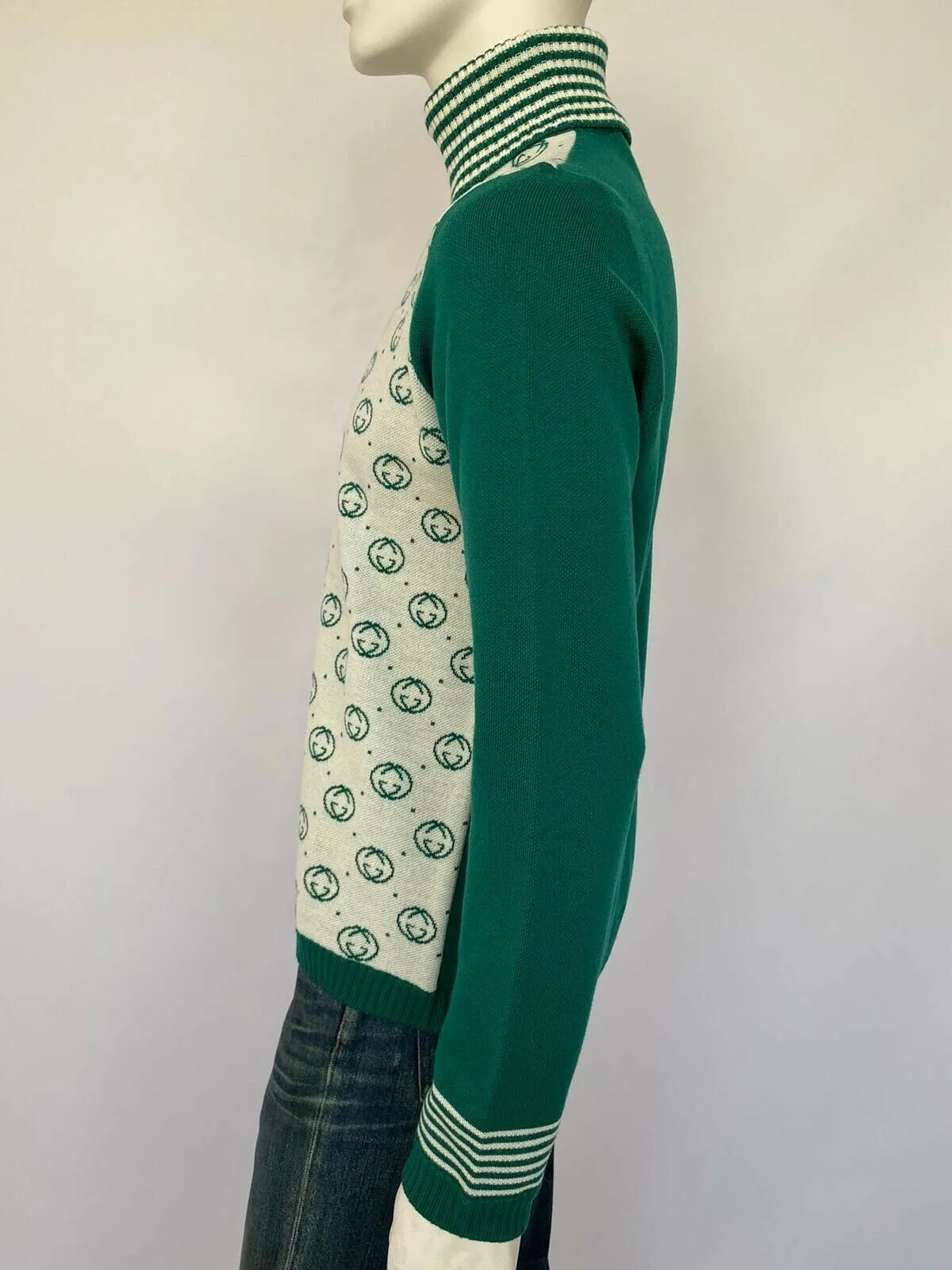 Dapper Dan Wool GG Turtleneck Sweater