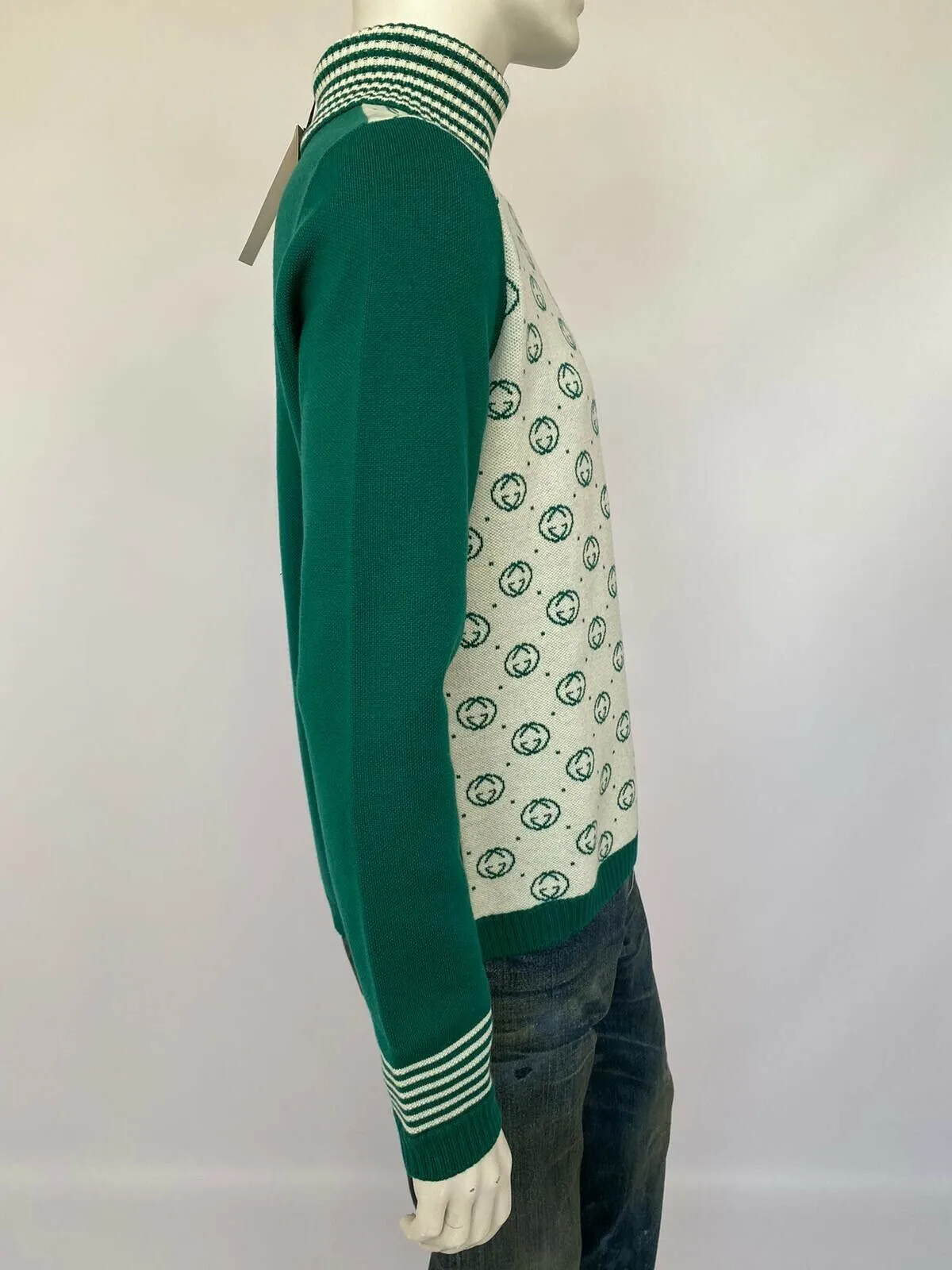 Dapper Dan Wool GG Turtleneck Sweater