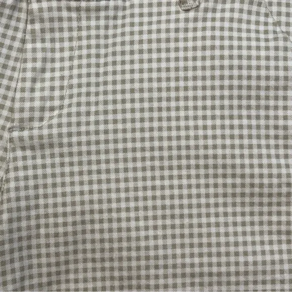 Dear John Green &amp; White Gingham Cuff Shorts