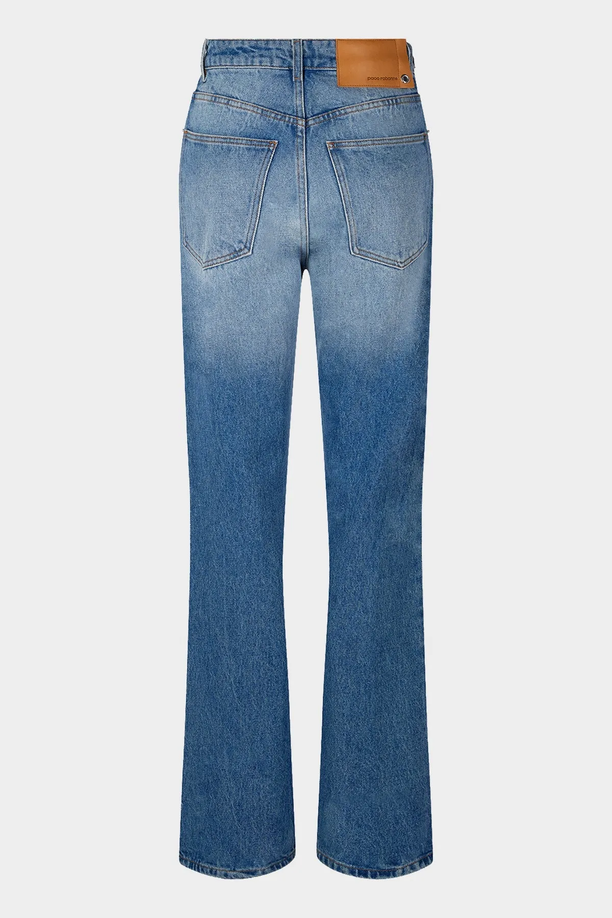 Denim Flare Pant in Denim Stone
