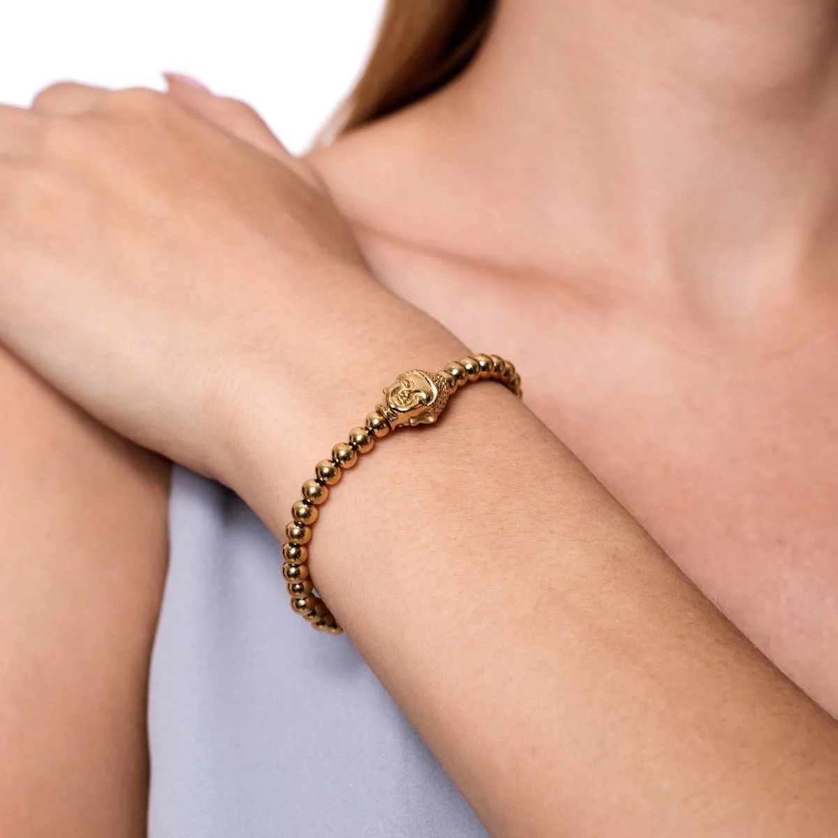 Dharma | 18k Gold | Buddha Charm Bracelet
