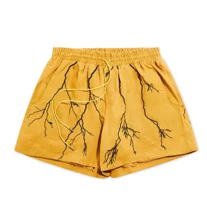 Diet Starts Monday Lightning Linen Shorts
