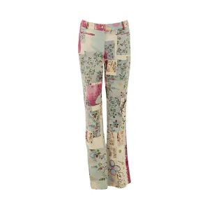 Dior Filth Print Flare Pants