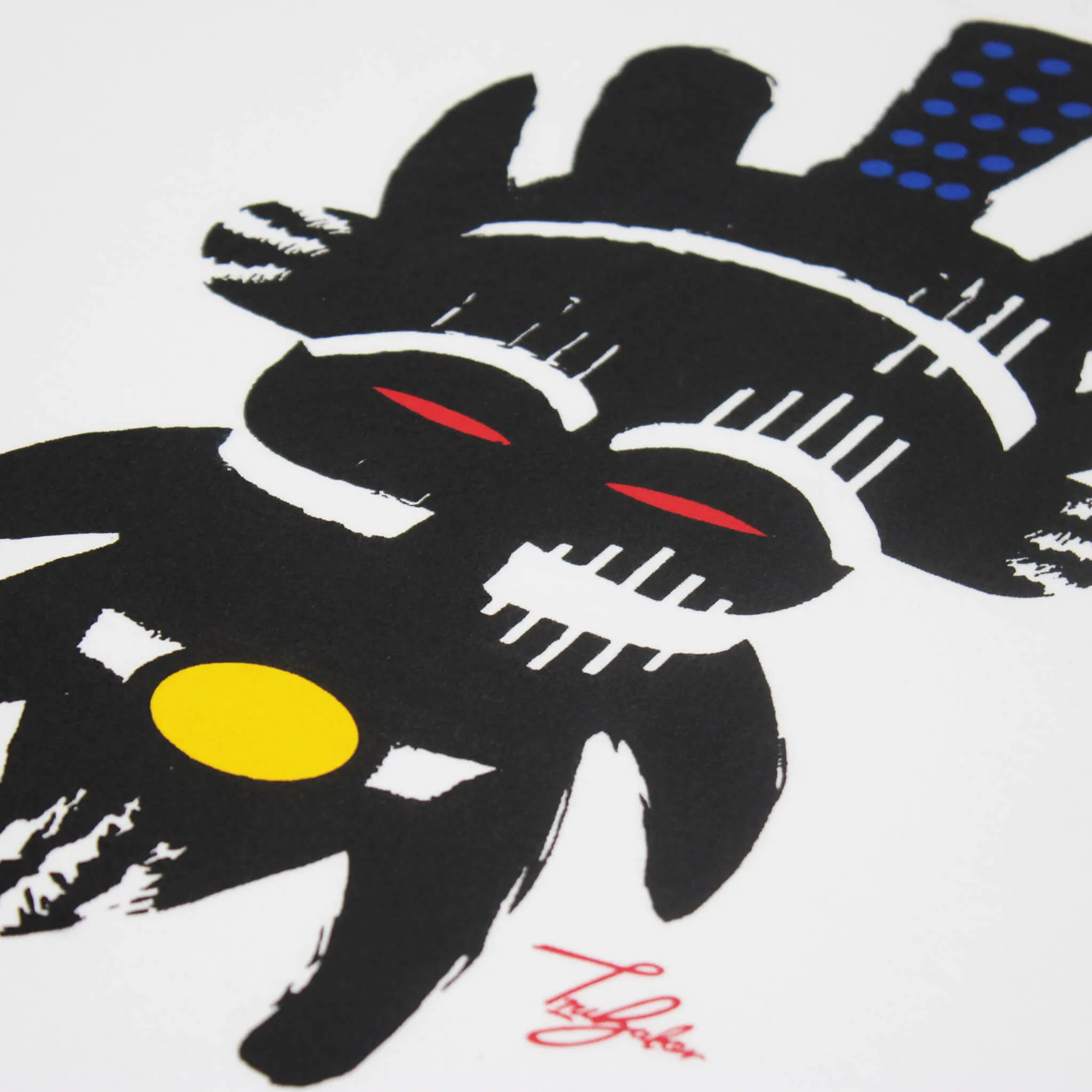 DJIBOUTI YOBOKI WARRIOR MASK  (UNISEX SHORT SLEEVE T-SHIRT)