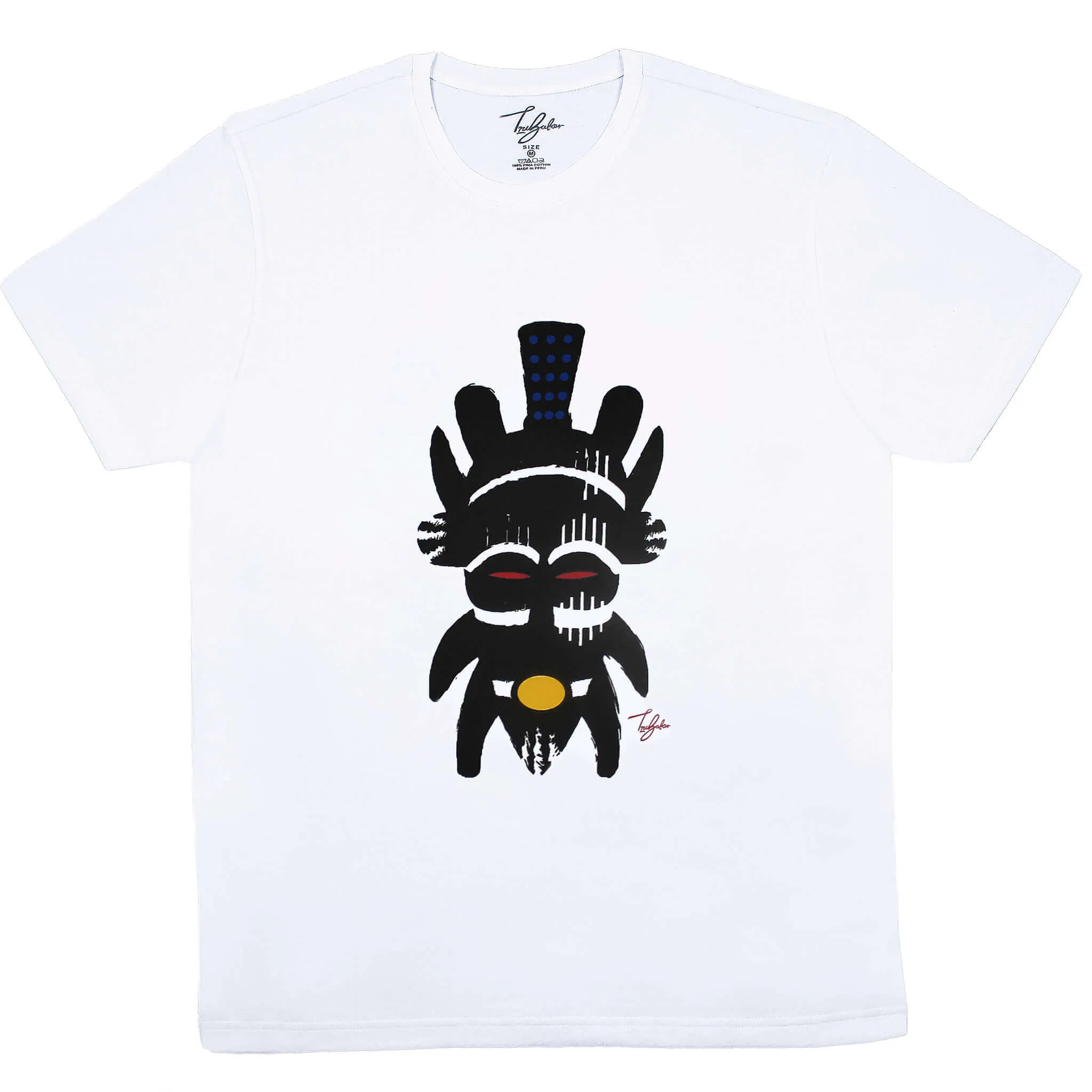 DJIBOUTI YOBOKI WARRIOR MASK  (UNISEX SHORT SLEEVE T-SHIRT)