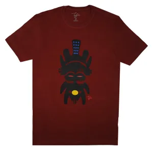 DJIBOUTI YOBOKI WARRIOR MASK  (UNISEX SHORT SLEEVE T-SHIRT)