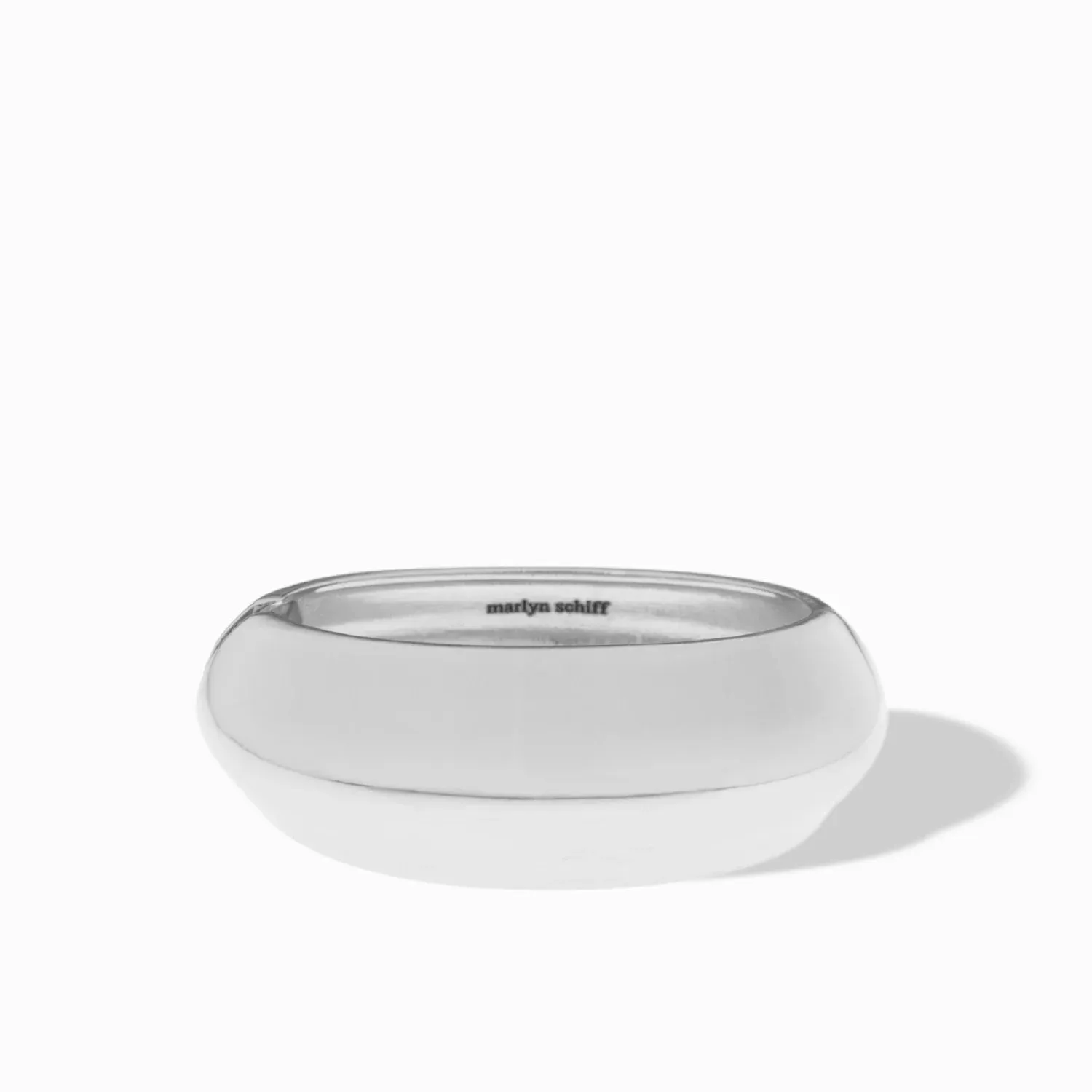 Domed Bangle (Silver)