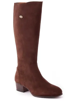 DUBARRY Downpatrick Knee High Boots - Cigar Suede