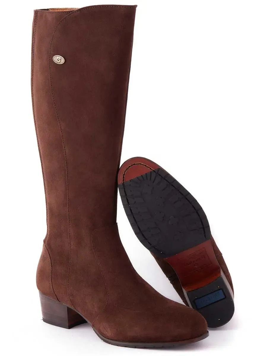 DUBARRY Downpatrick Knee High Boots - Cigar Suede