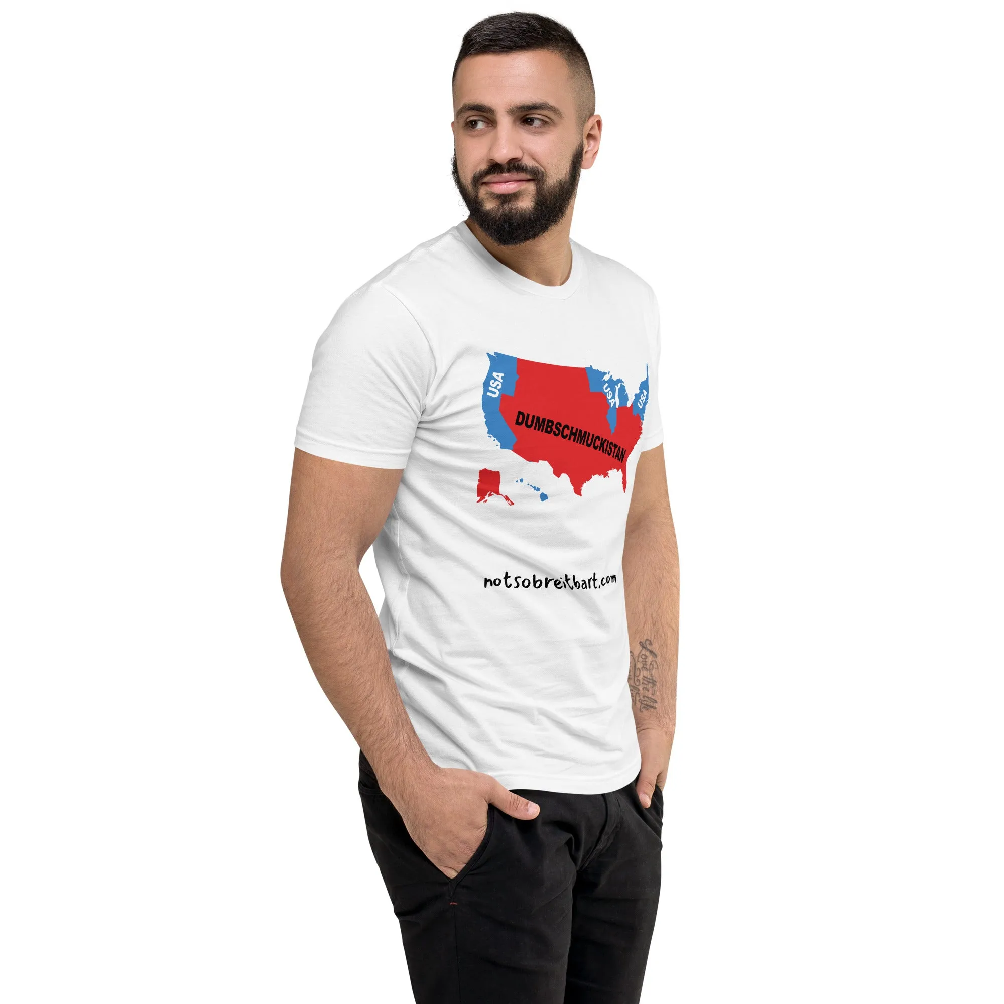 DumbSchmuckistan Men's Fitted T-shirt
