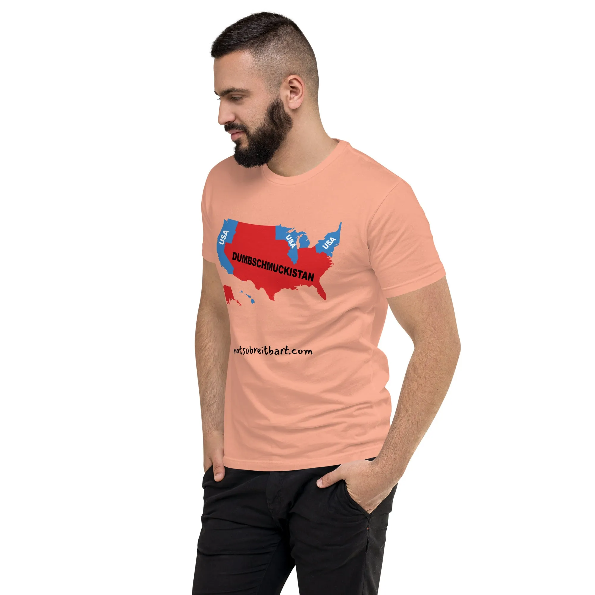 DumbSchmuckistan Men's Fitted T-shirt
